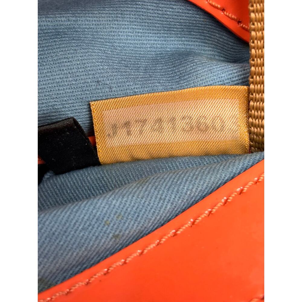 Dooney & Bourke Melon Orange Patent Leather Tote AS IS #79777 - Picture 13 of 14